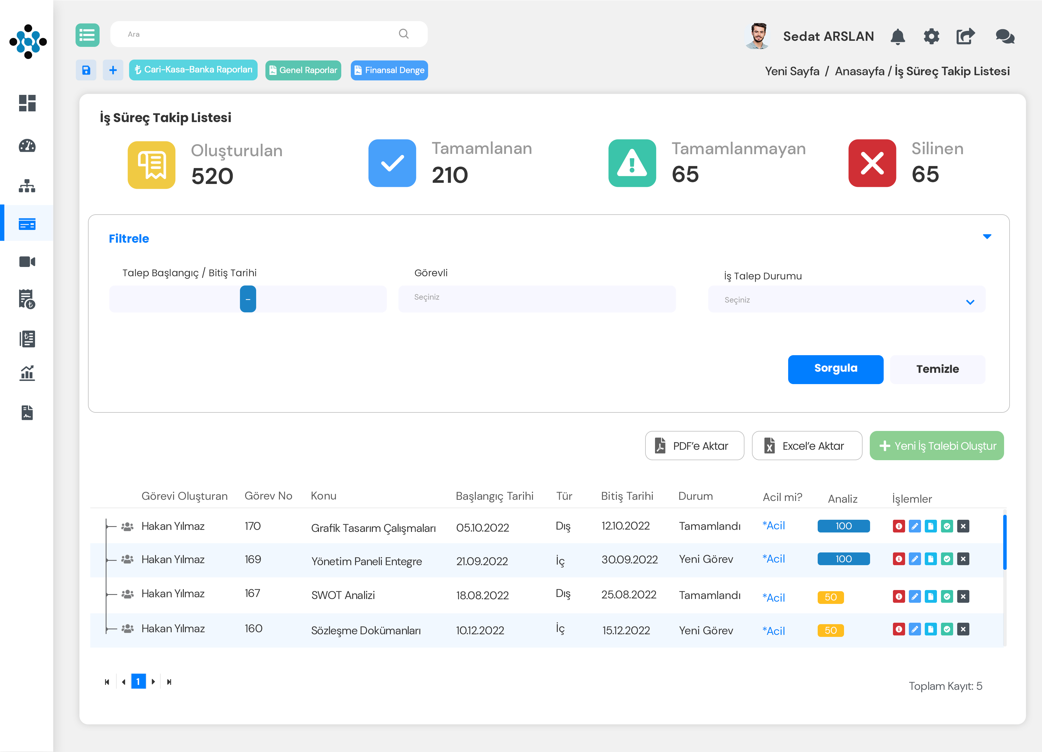 Satın Alma Modülü